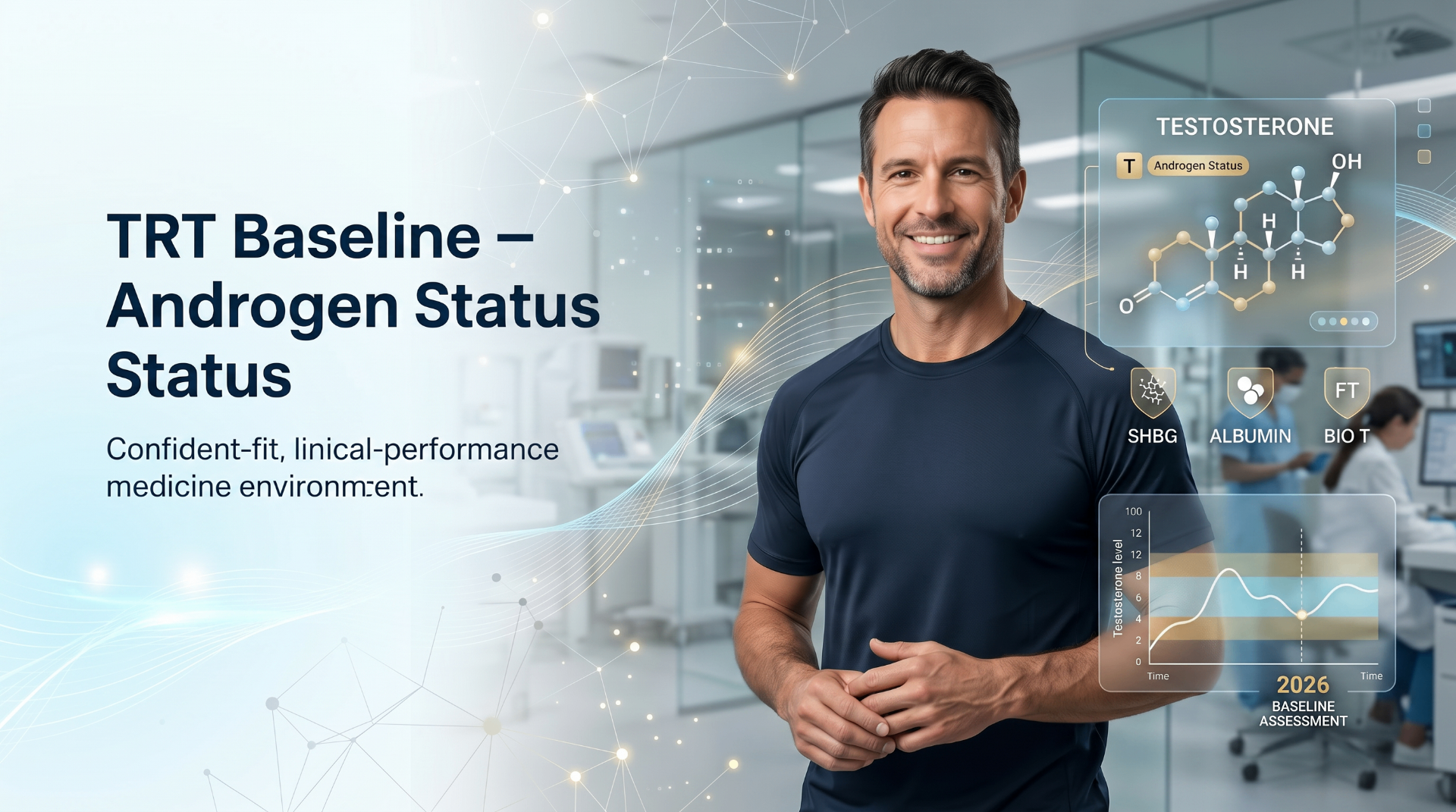 TRT baseline androgen status panel hero image